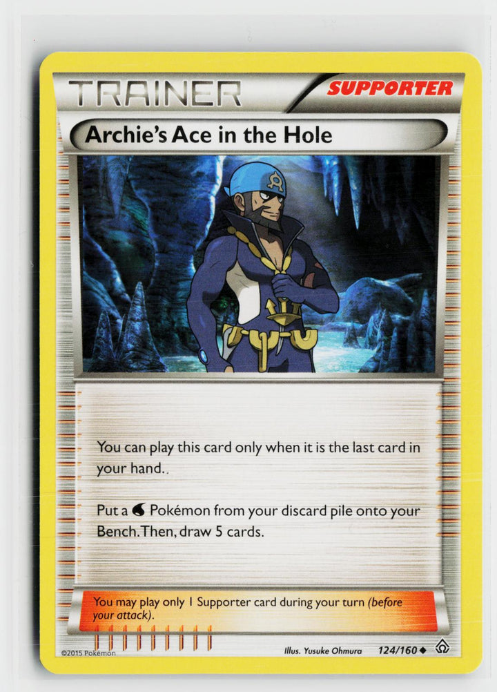 Archie's Ace in the Hole 124/160 Primal Clash NM UC Pokemon0