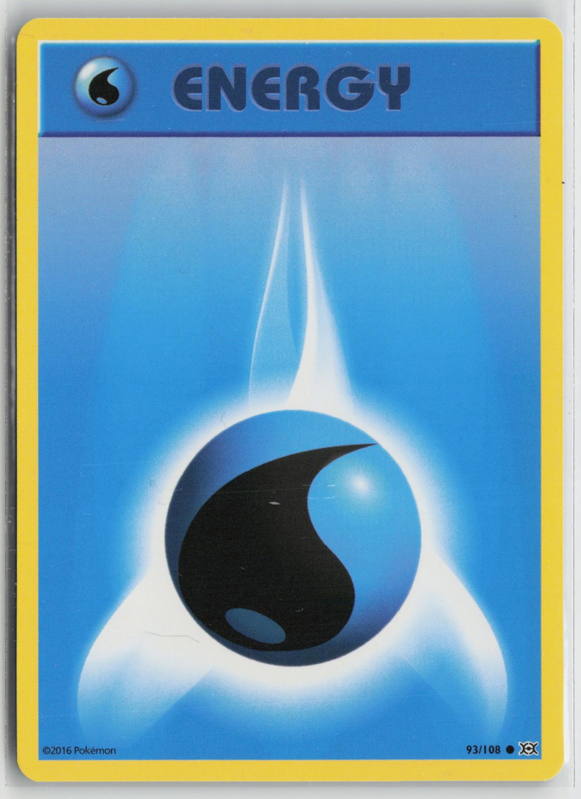 Water Energy 93/108 Common Evolutions Pokemon NM
