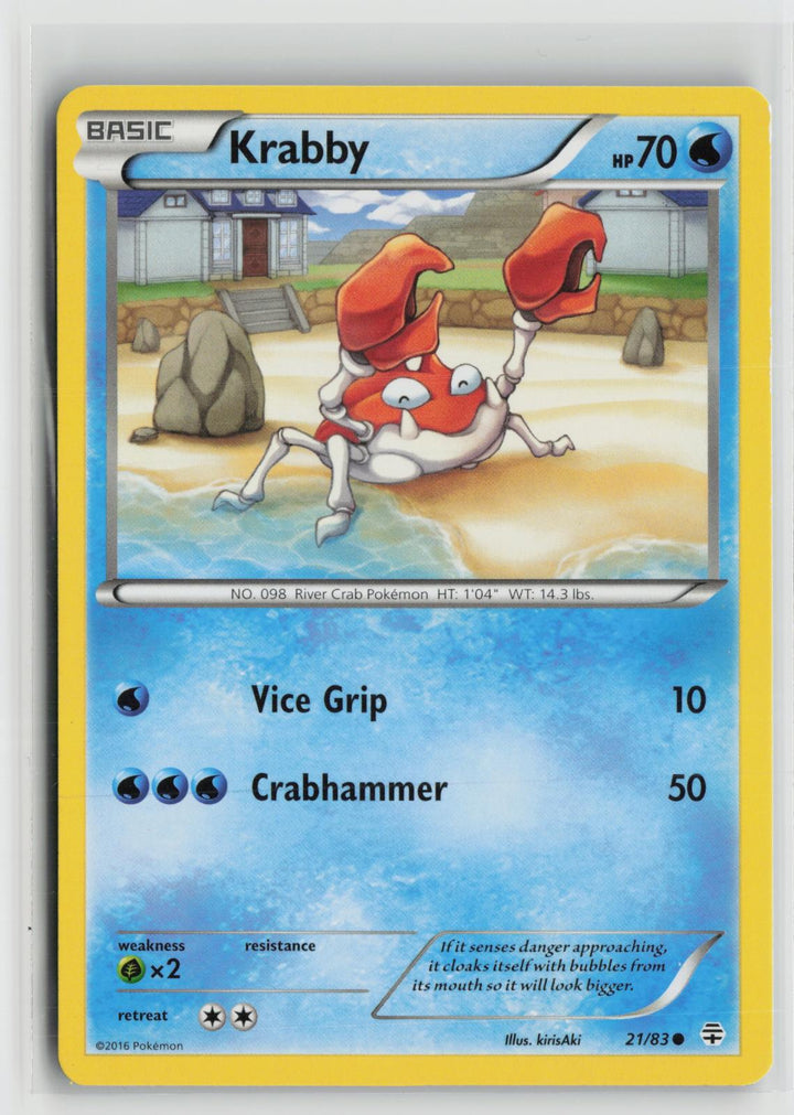 Krabby 21/83 Common Generations Pokemon NM0