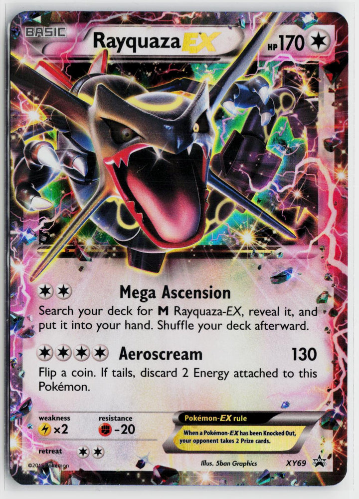 Rayquaza EX (Shiny) XY69 XY Promo LP Holo P Pokemon0