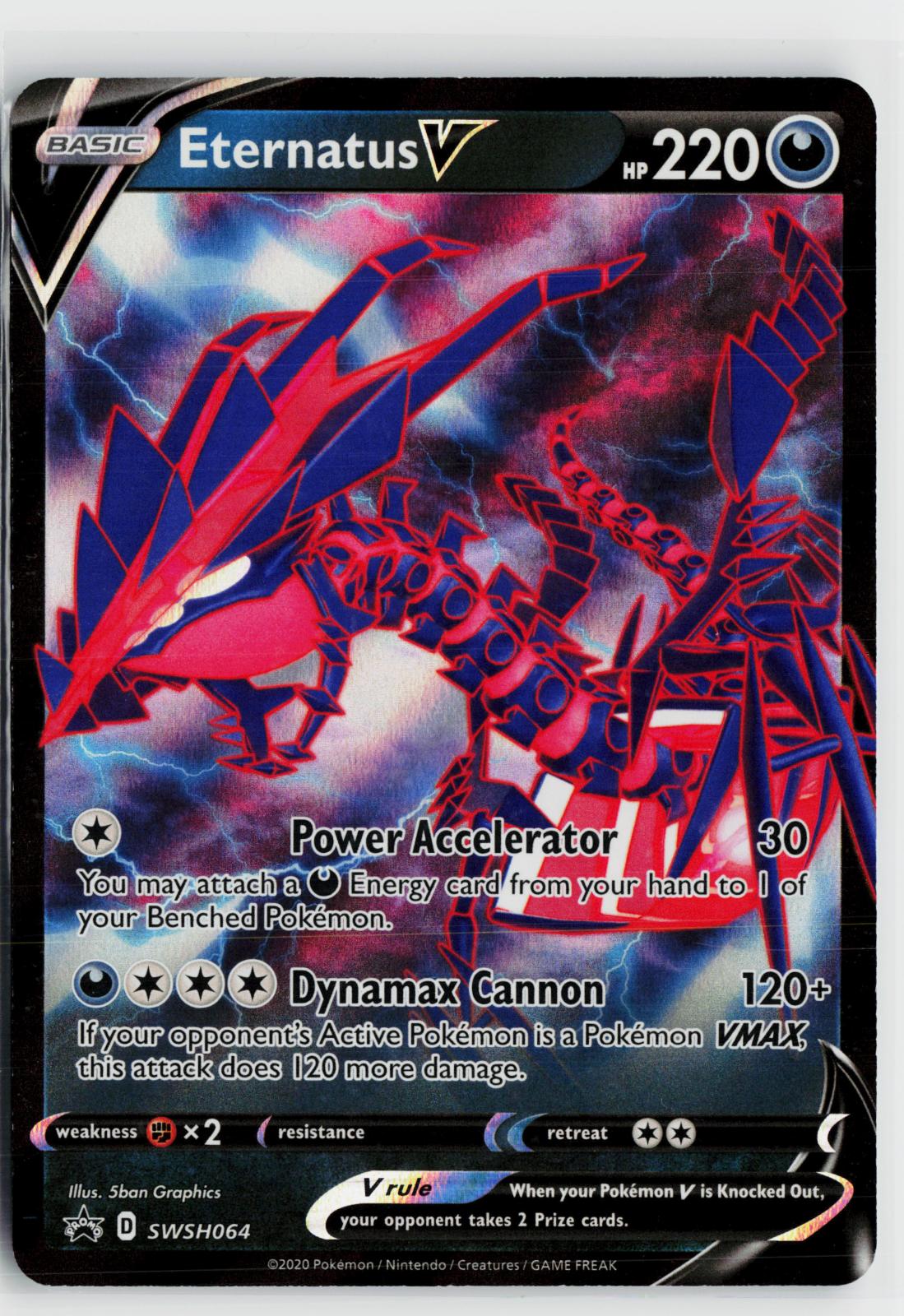 Eternatus V SWSH064 Sword & Shield Promo NM Holo P Pokemon