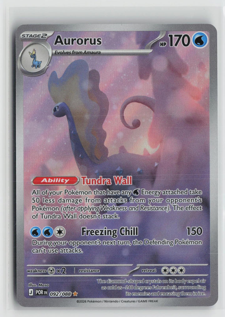 Aurorus 092/088 Perfect Order NM Holo Illustration Rare Pokemon0