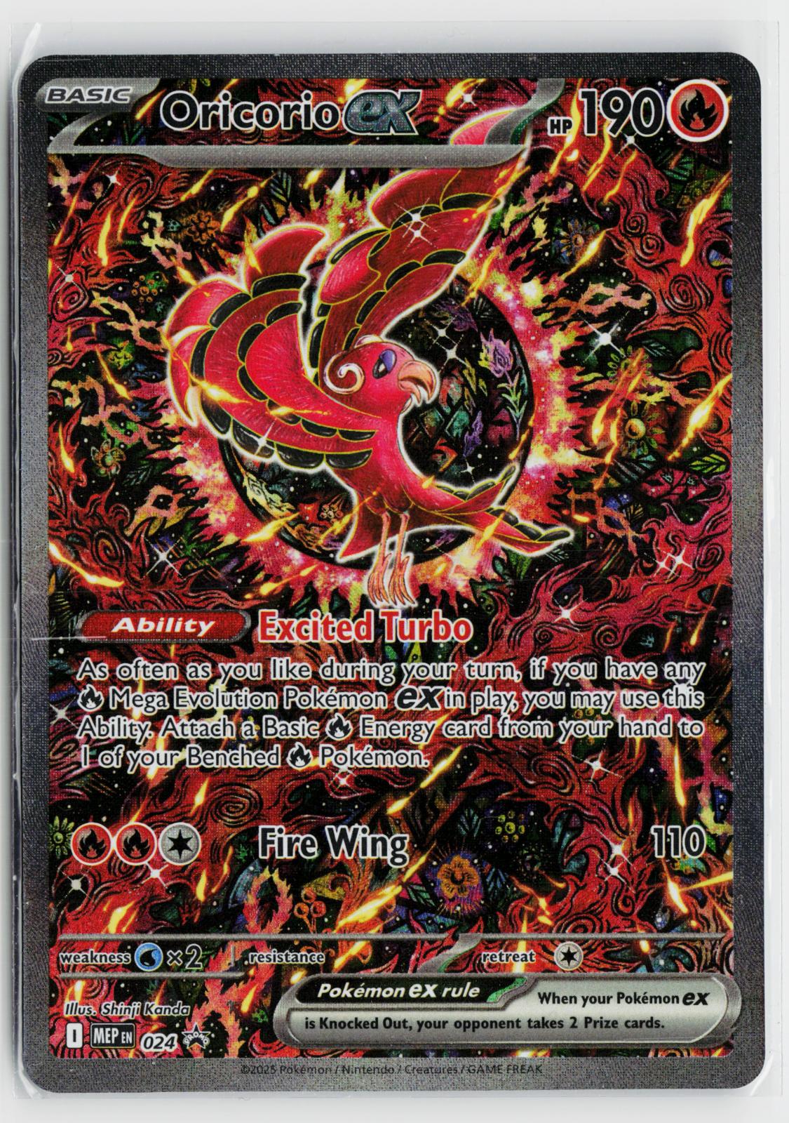 Oricorio ex 024 ME: Mega Evolution Promo NM Holo P Pokemon
