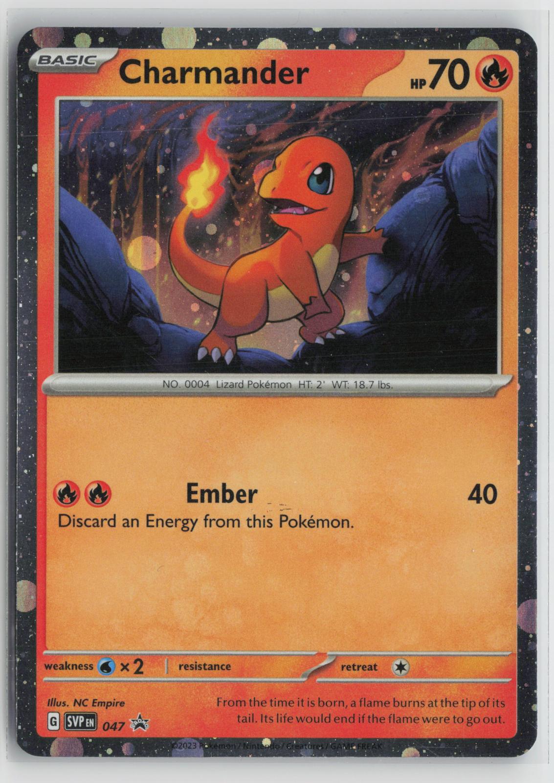 Charmander (Cosmos Holo) 047 Promo Scarlet & Violet Promo Pokemon NM