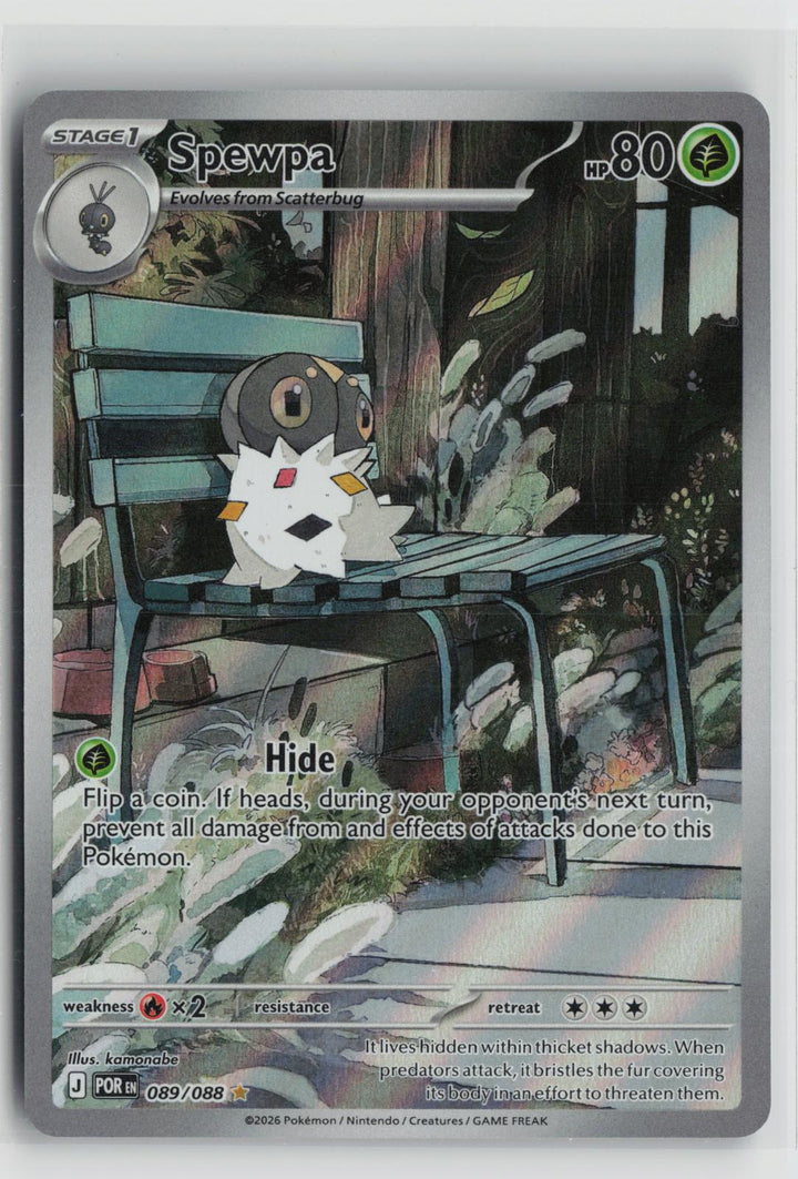 Spewpa 089/088 Perfect Order NM Holo Illustration Rare Pokemon0