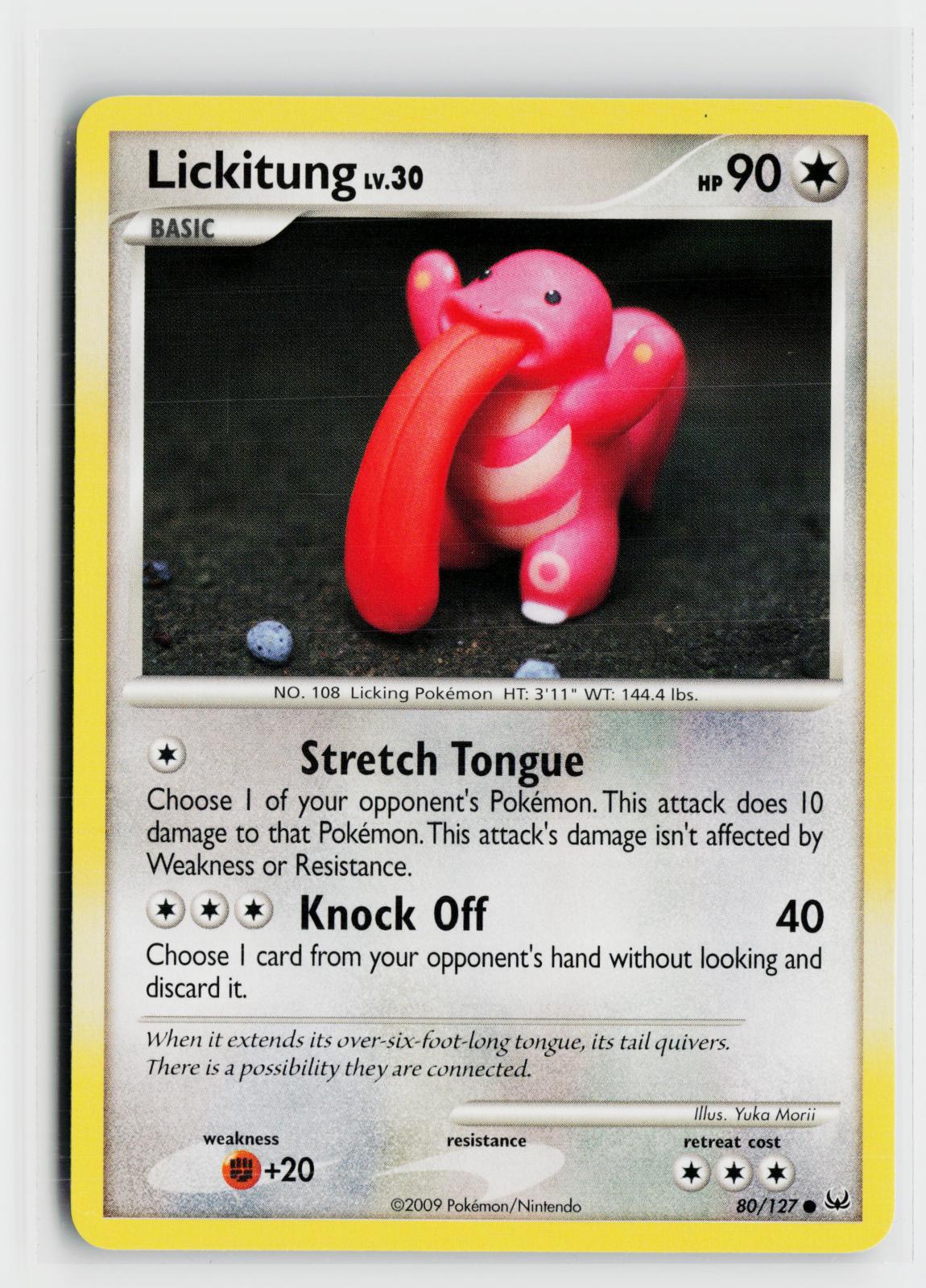 Lickitung 80/127 Platinum NM C Pokemon