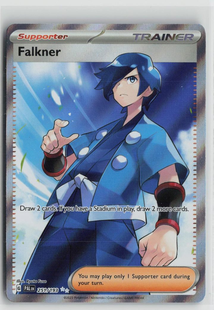 Falkner 251/193 Paldea Evolved NM Ultra Rare Holo Pokemon0