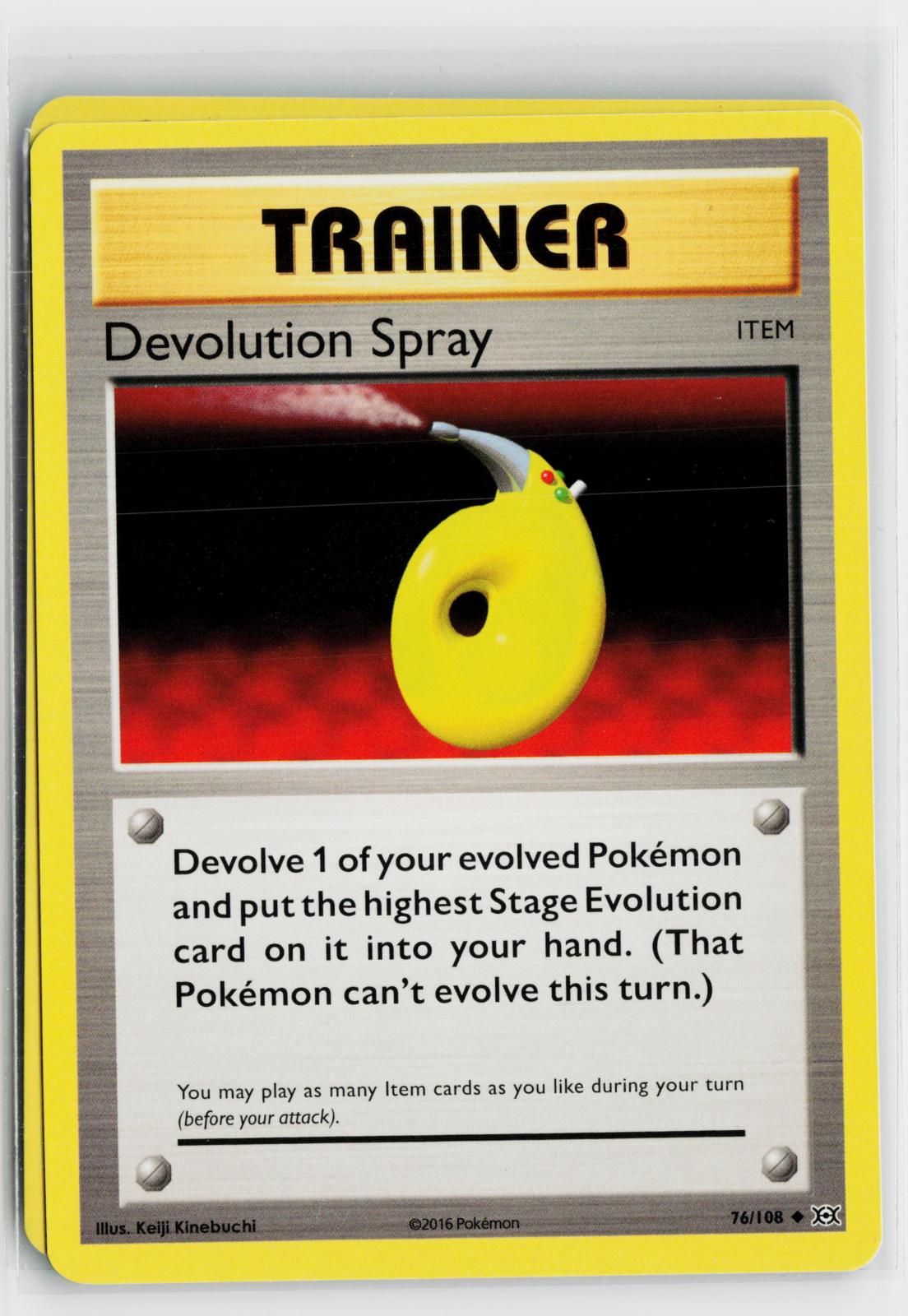 Devolution Spray 76/108 Evolutions NM UC Pokemon