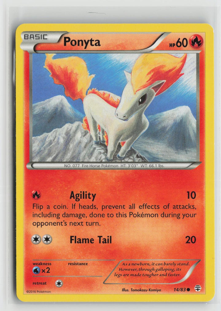 Ponyta 14/83 Common Generations Pokemon NM0