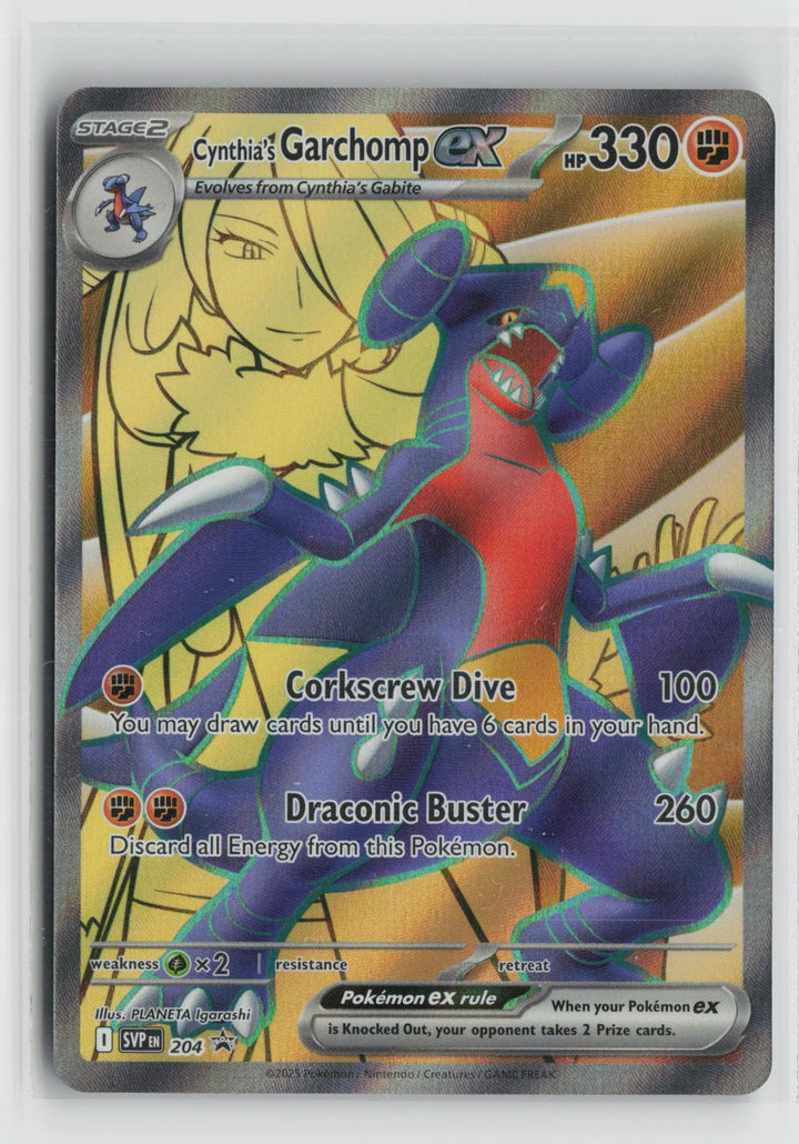 Cynthia's Garchomp ex 204 Scarlet & Violet Promo NM Holo P Pokemon0