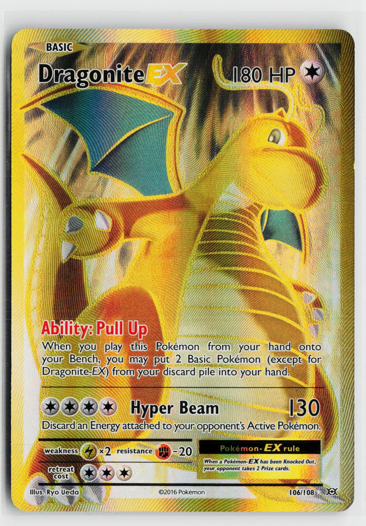 Dragonite EX 106/108 Evolutions NM UR Holo Pokemon0
