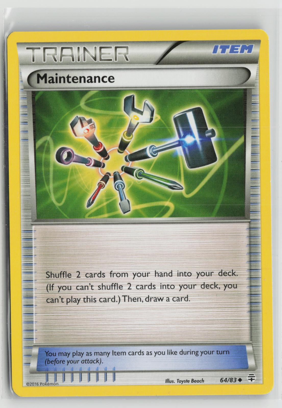 Maintenance 64/83 Generations NM UC Pokemon