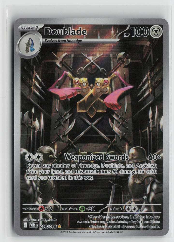 Doublade 098/088 Perfect Order NM Holo Illustration Rare Pokemon0
