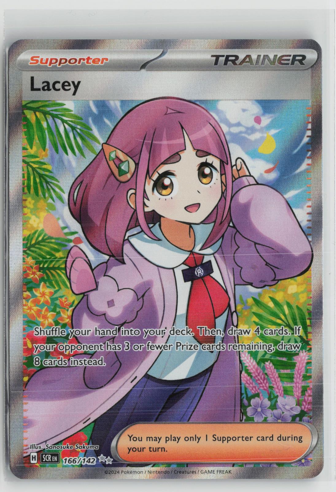 Lacey 166/142 Ultra Rare Stellar Crown Pokemon NM