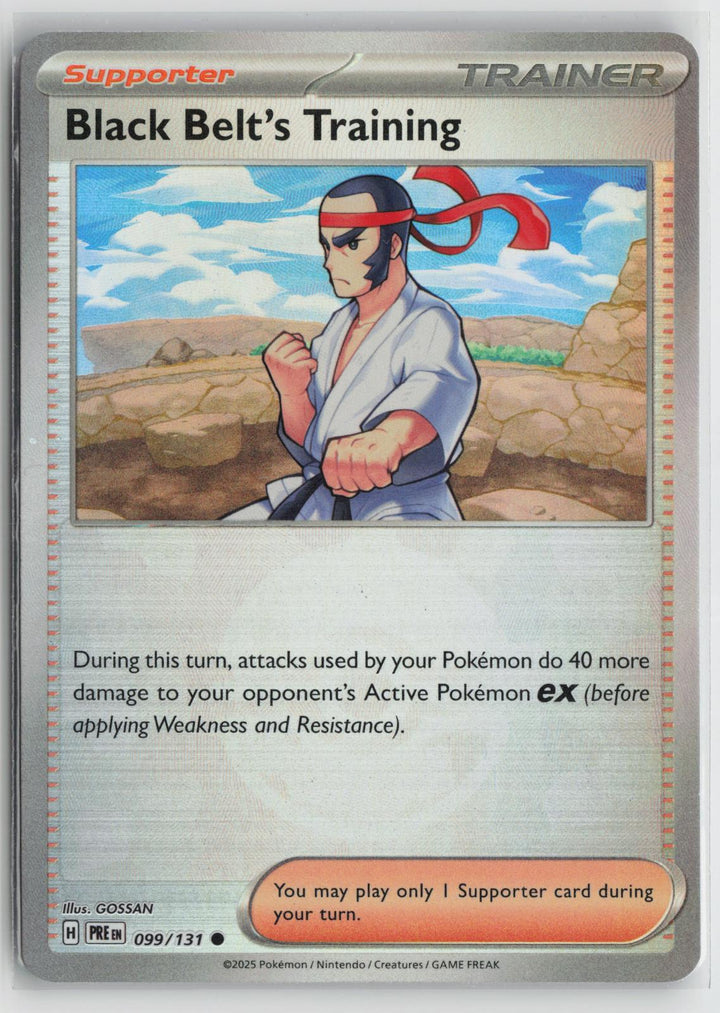 Black Belt's Training 099/131 Poke Ball Prismatic Evolutions Pokemon NM0