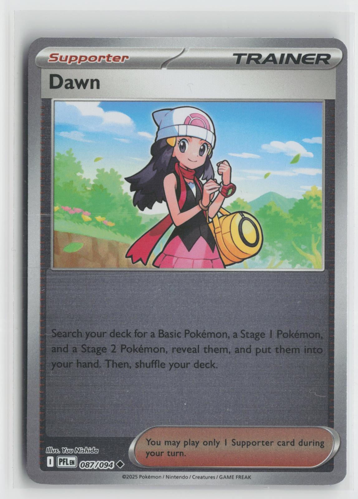 Dawn 087/094 Uncommon Phantasmal Flames Pokemon Reverse Holo NM