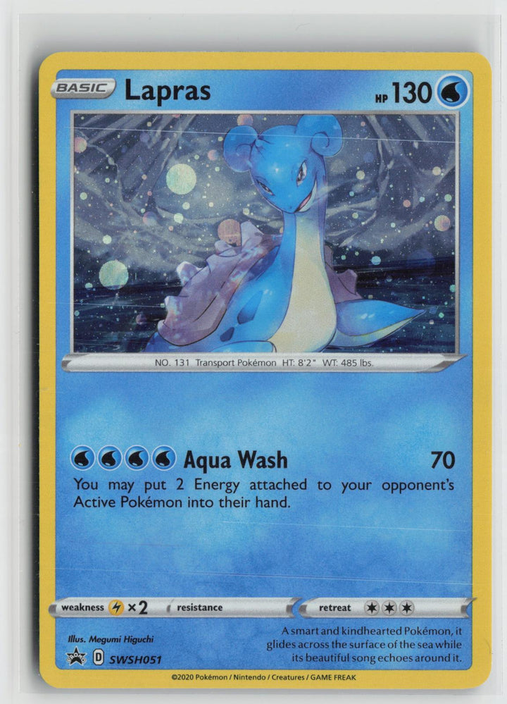 Lapras SWSH051 Holo Promo Sword & Shield Promo Pokemon NM0