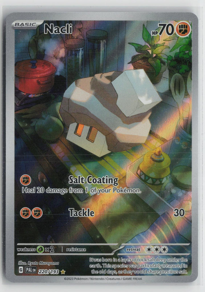 Nacli 220/193 Illustration Rare Paldea Evolved Pokemon Holo NM0