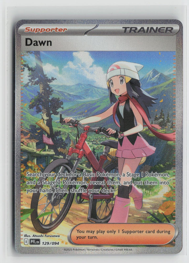 Dawn 129/094 Special Illustration Rare Phantasmal Flames Pokemon Holo NM0