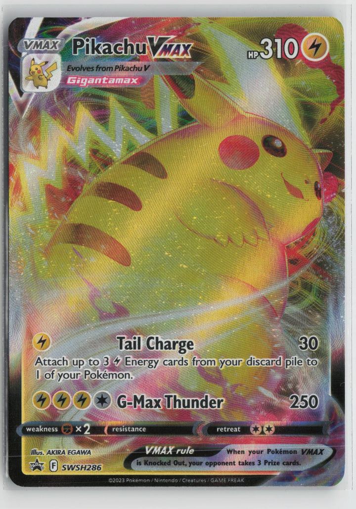 Pikachu VMAX SWSH286 Holo Promo Sword & Shield Promo Pokemon NM0