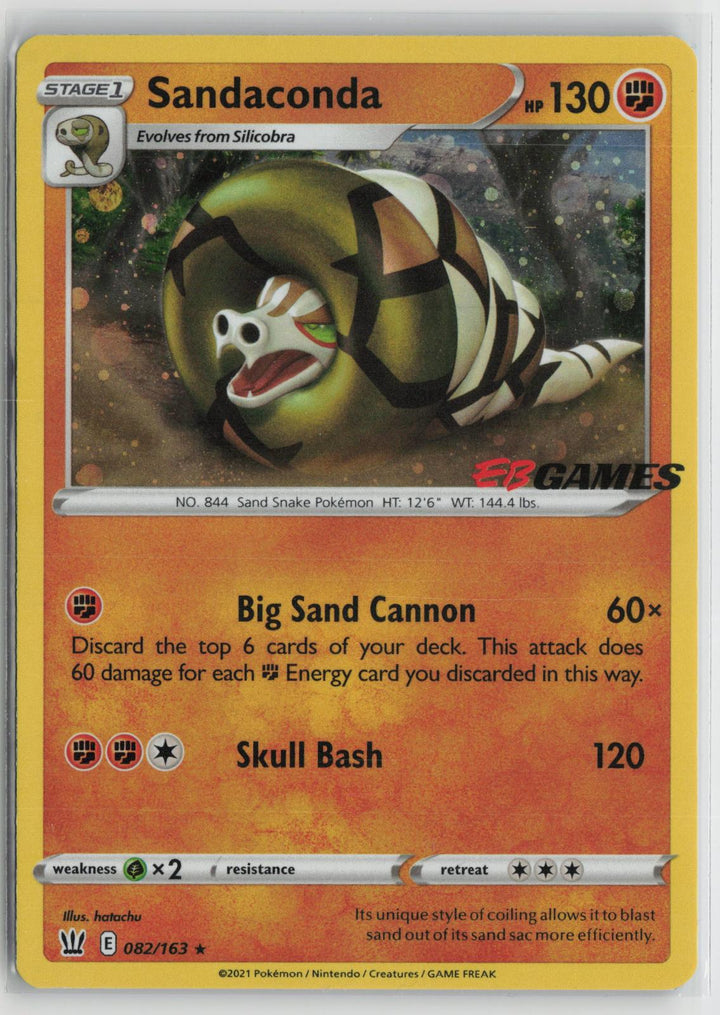 Sandaconda (EB Games Exclusive) 082/163 NM Holo Pokemon0