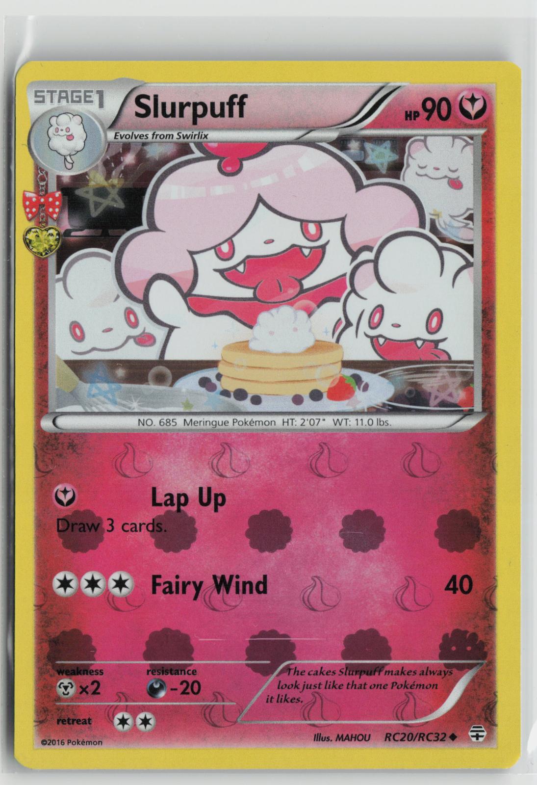 Slurpuff RC20/RC32 Uncommon Generations Pokemon Holo NM