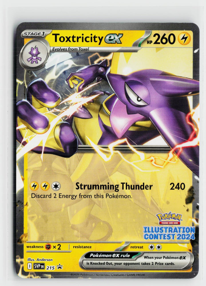 Toxtricity ex (Illustration Contest 2024) 215 Scarlet & Violet Promo NM Pokemon0