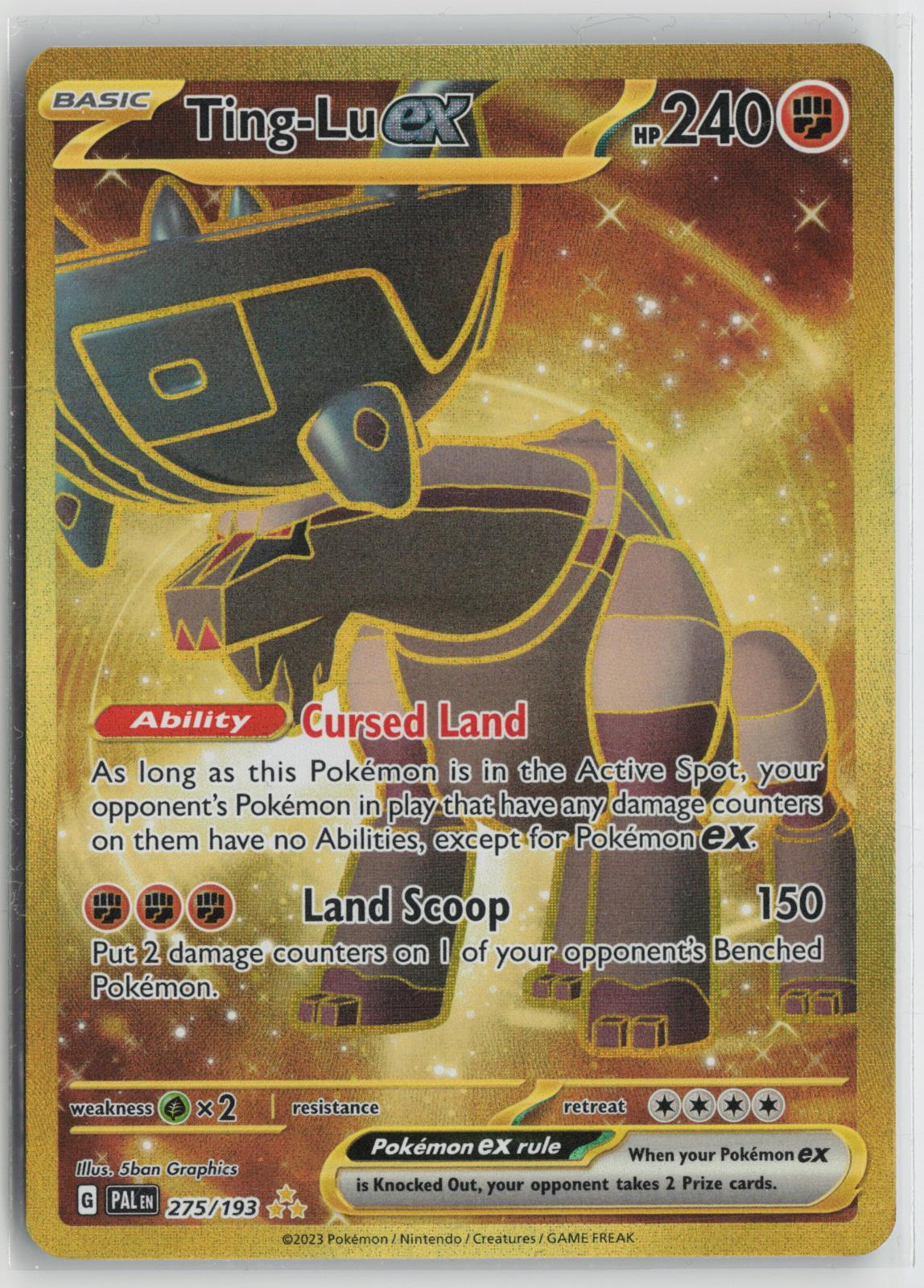 Ting-Lu ex 275/193 Hyper Rare Paldea Evolved Pokemon Holo NM