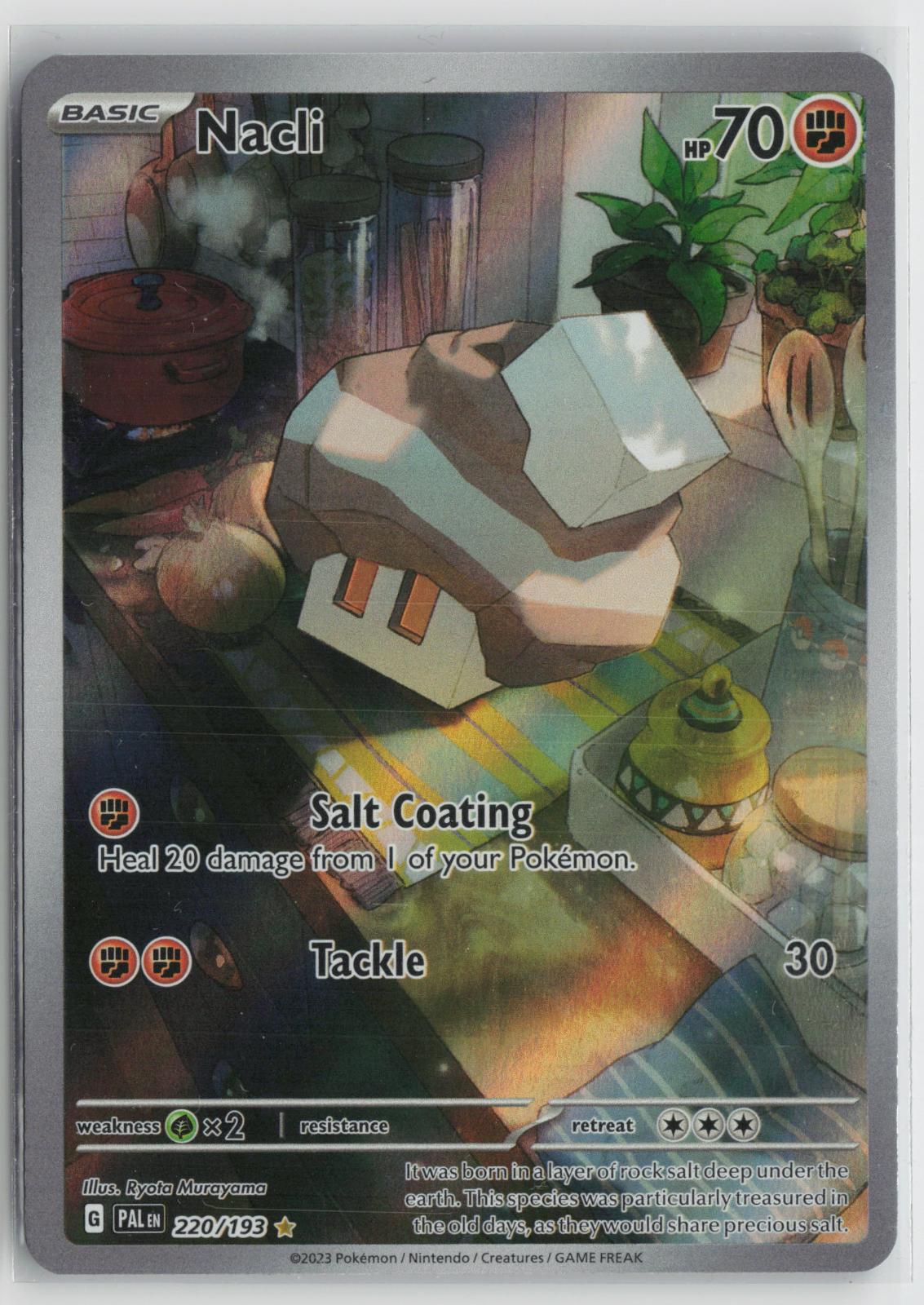 Nacli 220/193 Illustration Rare Paldea Evolved Pokemon Holo NM