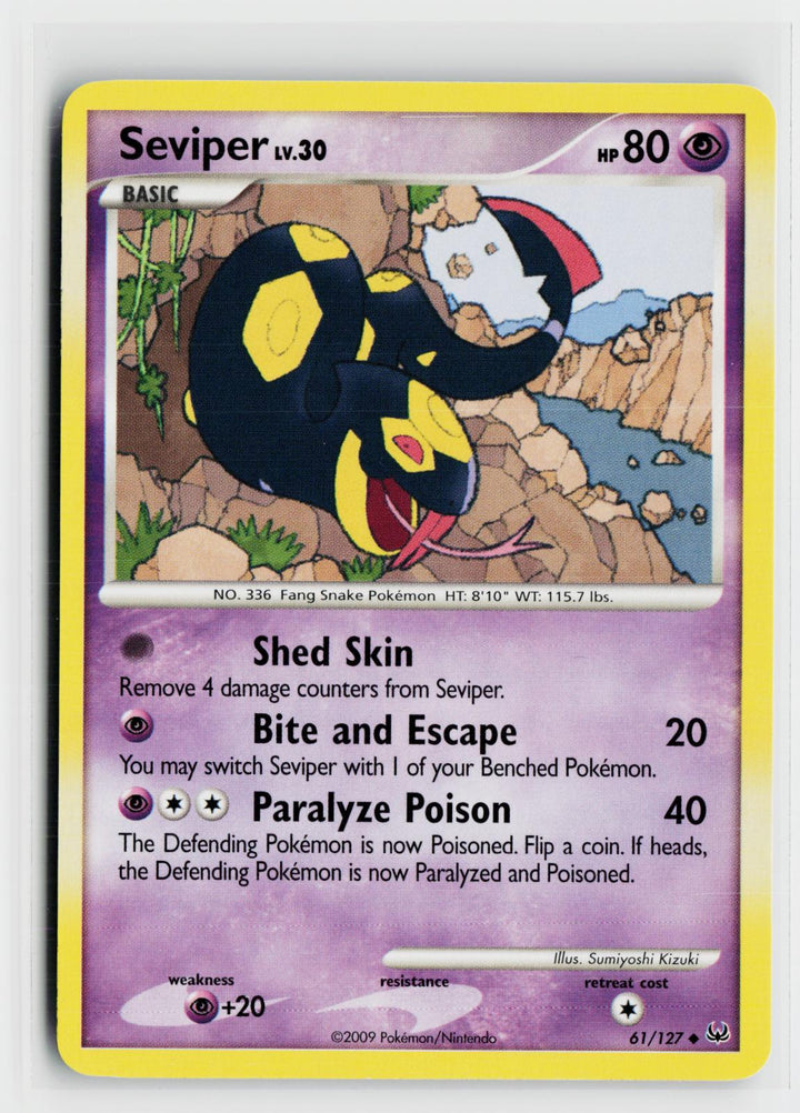 Seviper 61/127 Platinum NM UC Pokemon0