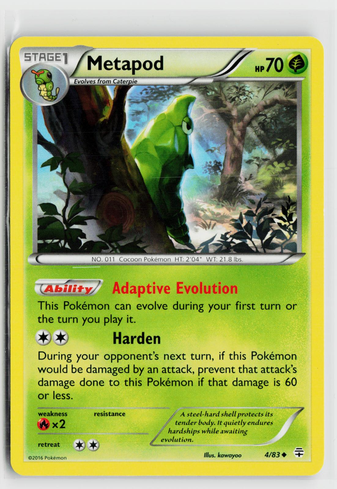 Metapod 4/83 Generations NM UC Pokemon