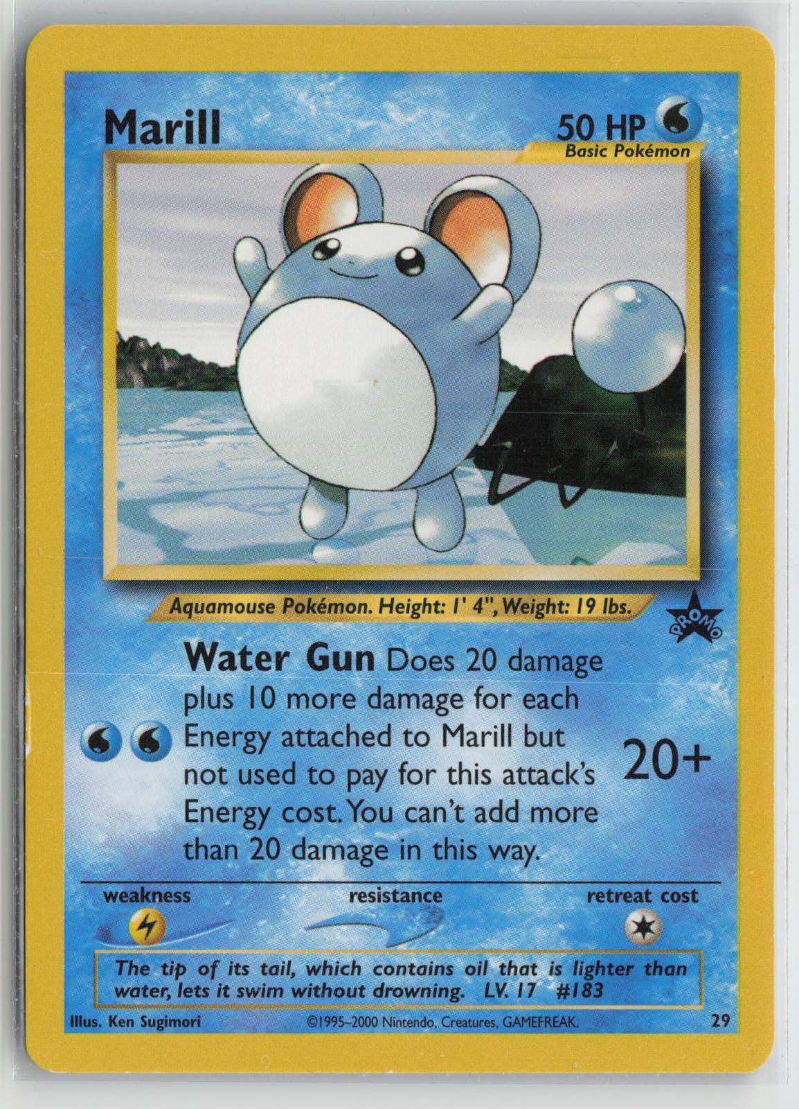 Marill 29 Wizards Black Star Promos NM P Pokemon