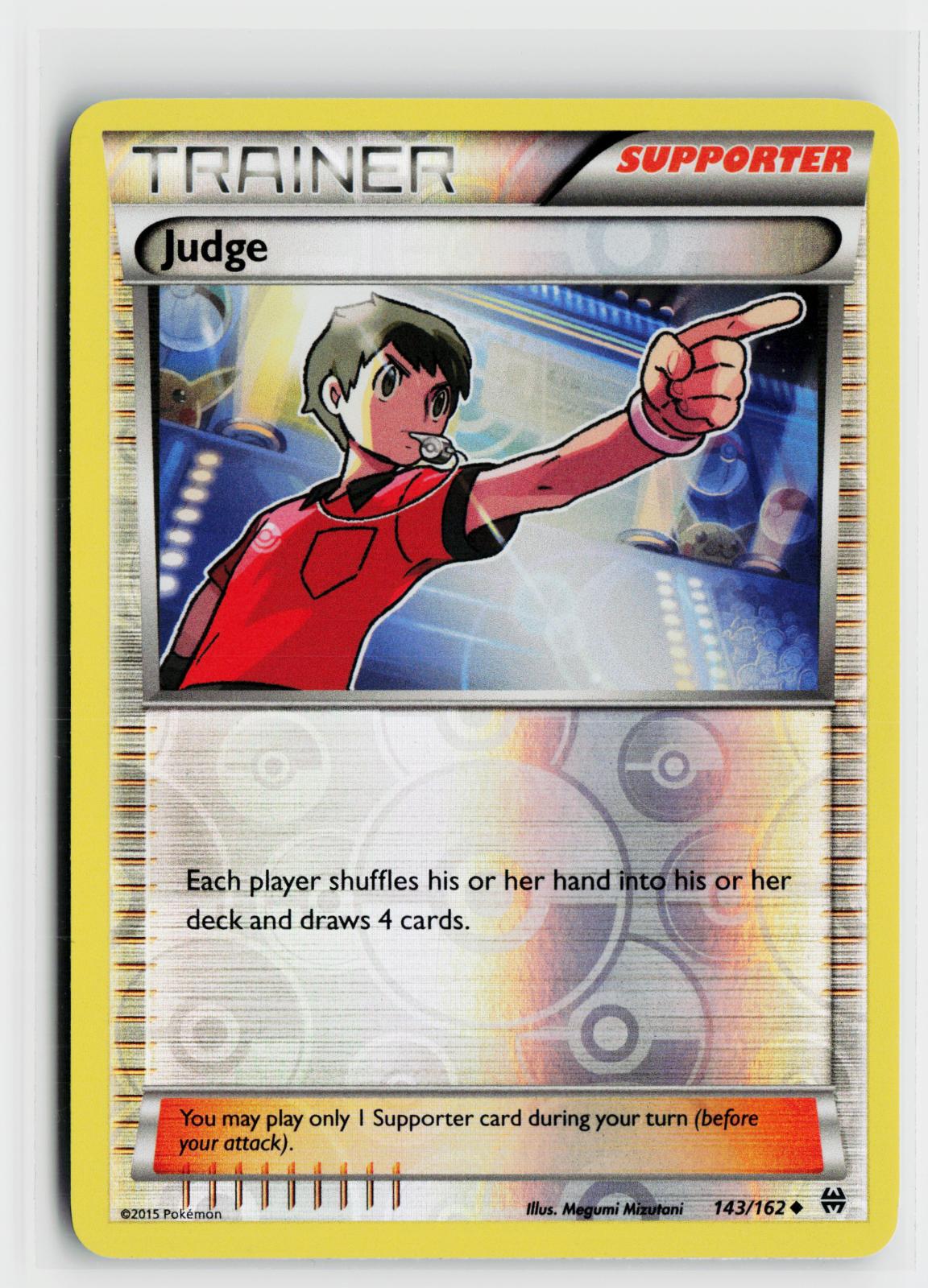 Judge 143/162 BREAKthrough NM UC Reverse Holo Pokemon