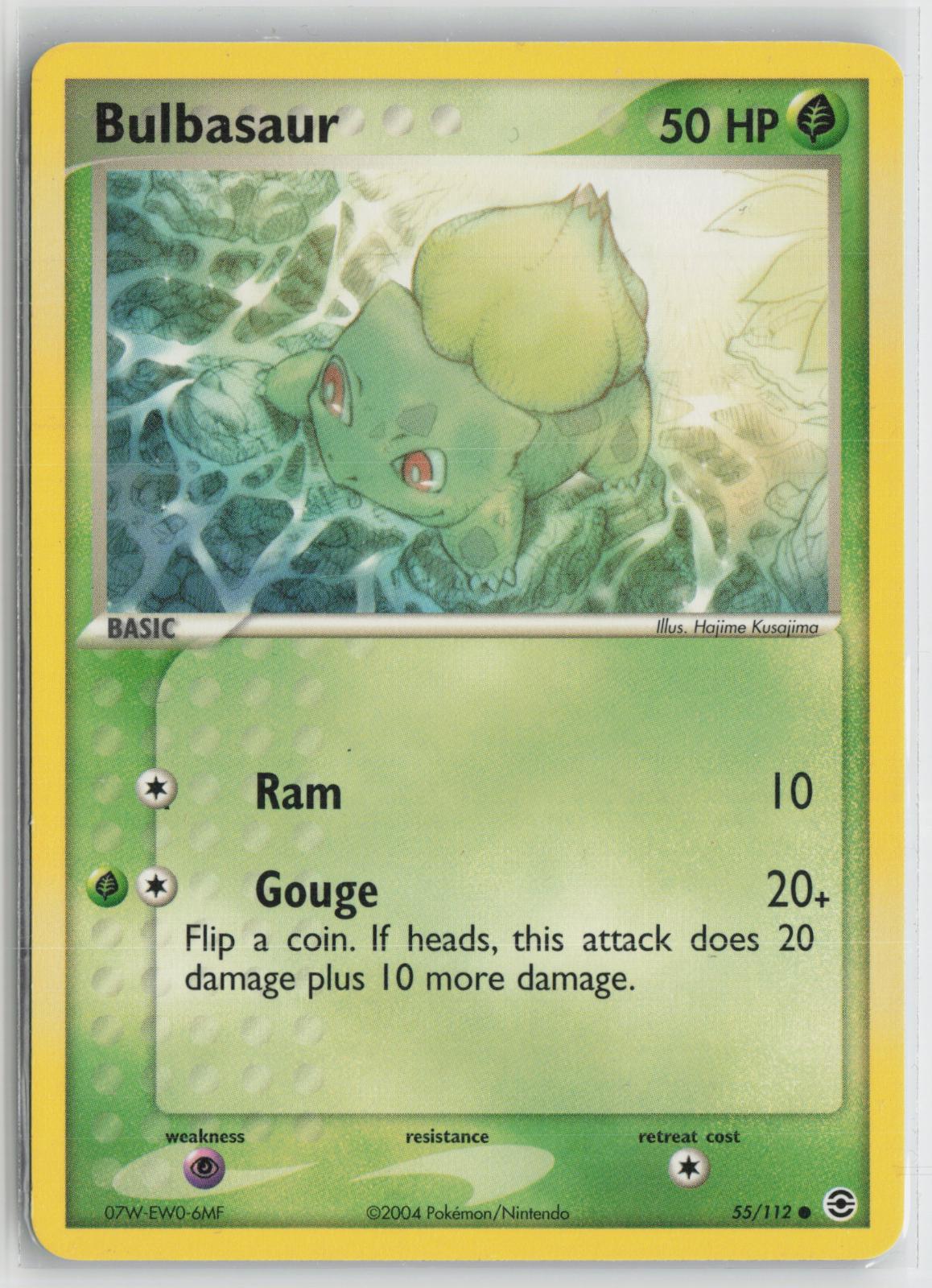 Bulbasaur 55/112 Common FireRed & LeafGreen Pokemon NM
