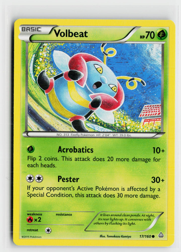 Volbeat 17/160 Primal Clash NM C Pokemon0