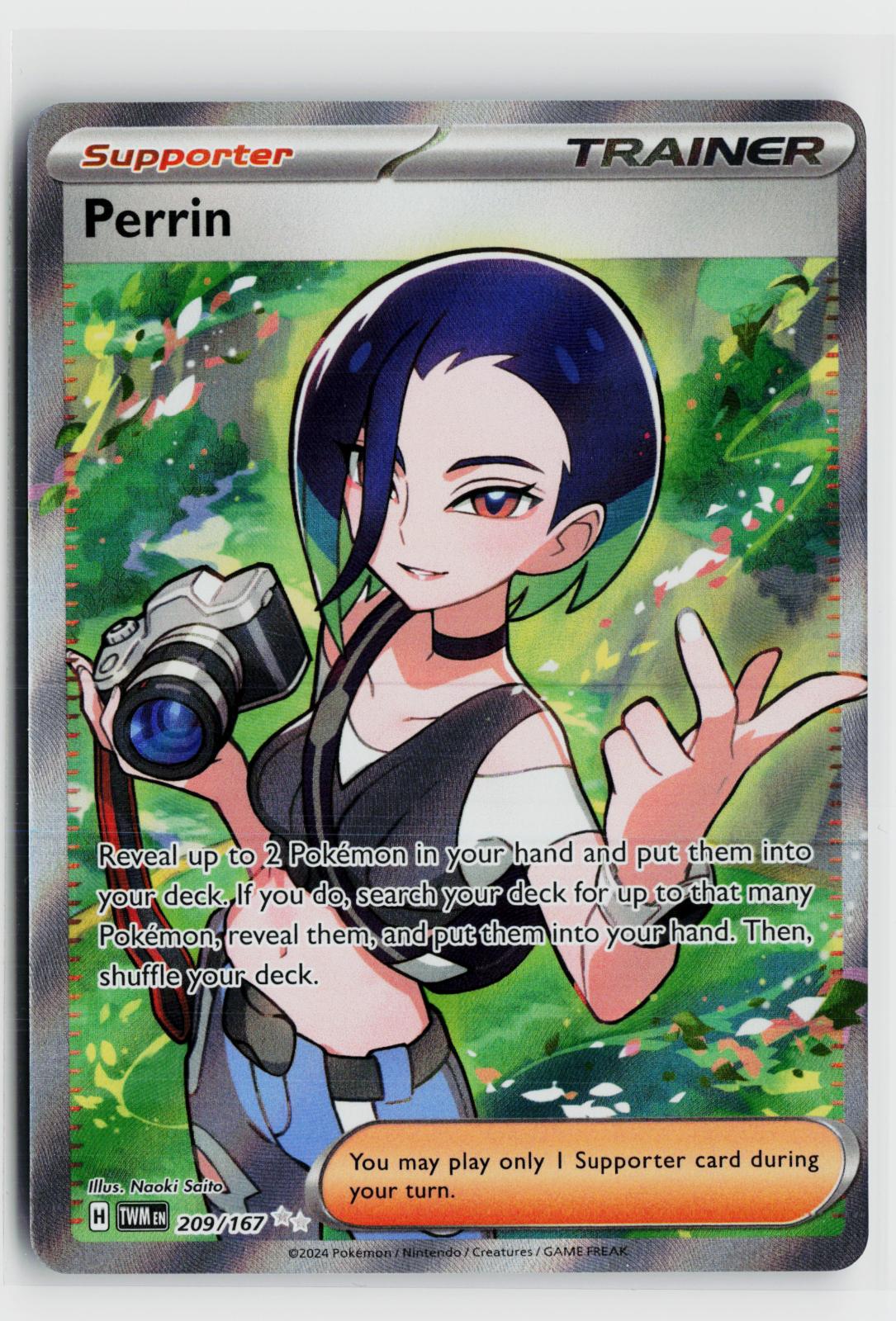 Perrin 209/167 Twilight Masquerade NM Ultra Rare Holo Pokemon