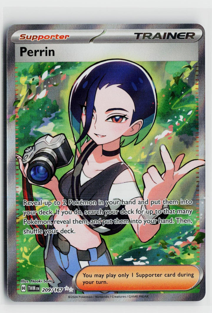 Perrin 209/167 Twilight Masquerade NM Ultra Rare Holo Pokemon0