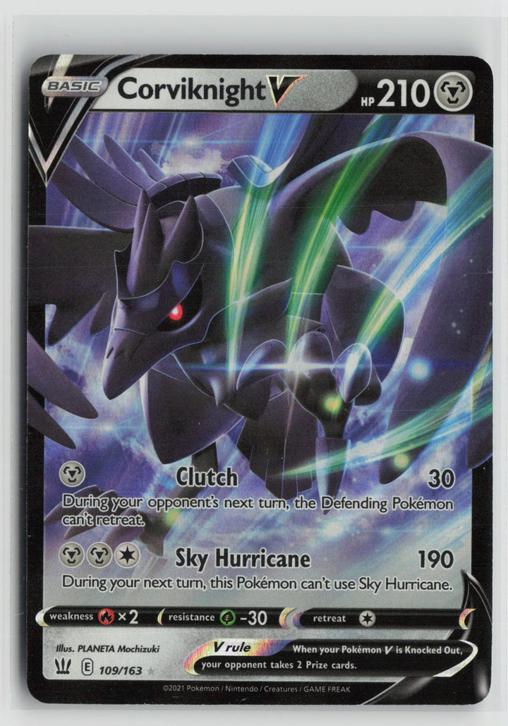 Corviknight V 109/163 Battle Styles NM Holo V Rare Pokemon0