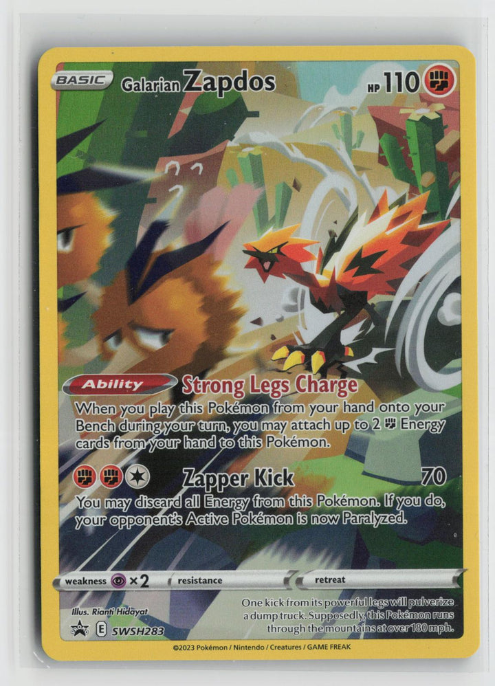 Galarian Zapdos SWSH283 Holo Promo Sword & Shield Promo Pokemon NM0