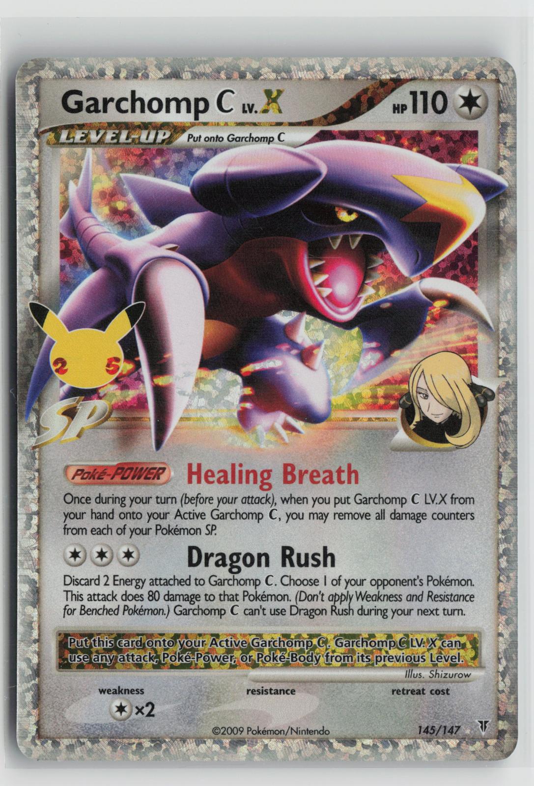 Garchomp C LV.X 145/147 Celebrations: Classic Collection NM Holo Pokemon