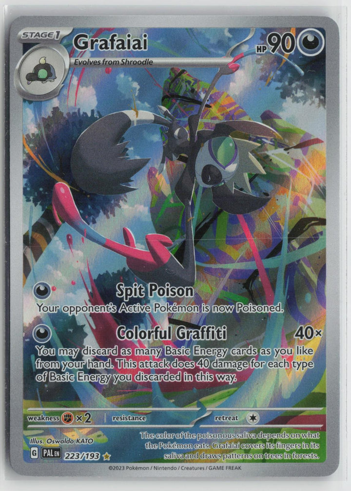 Grafaiai 223/193 Illustration Rare Paldea Evolved Pokemon Holo NM0