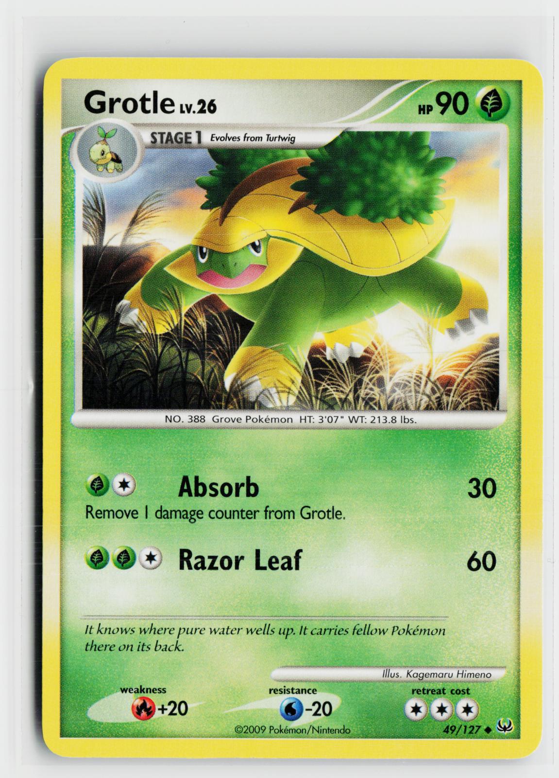 Grotle 49/127 Platinum NM UC Pokemon