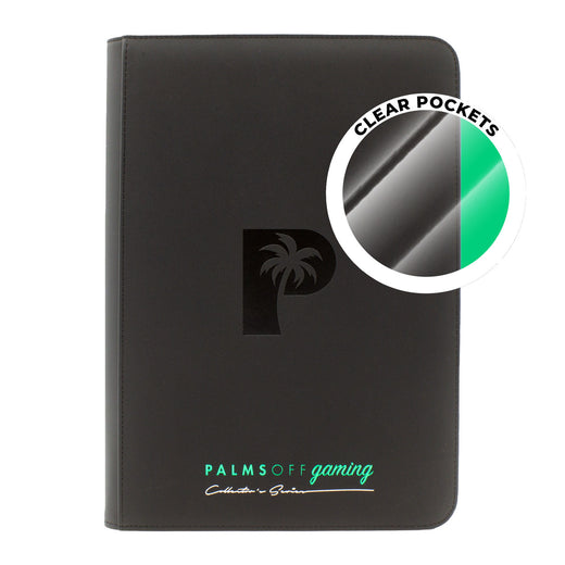 Palms Off Gaming - Collector's Series Top Loader Zip Binder - CLEAR