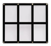 ULTRA PRO Screw Downs - Black 6 Card Frame