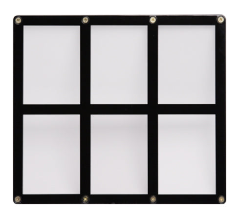 ULTRA PRO Screw Downs - Black 6 Card Frame
