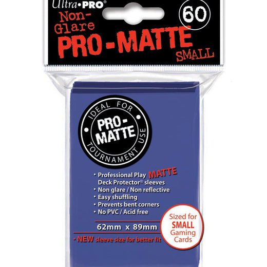 ULTRA PRO - SMALL PRO - Matte - Deck Protector® Sleeves Blue